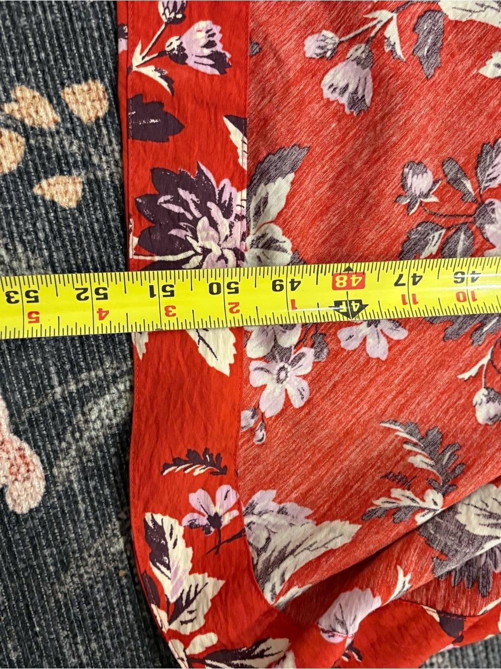 NWT Maeve by Anthropologie Red Floral Dress Size 2 - Picture 10 of 10
